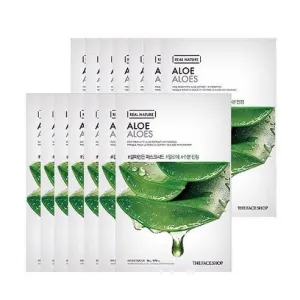 Aloe Infusion Hydration Facial Mask Collection - 10 Masks