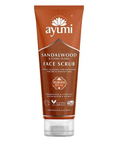 Ayumi Naturals Sandalwood And Ylang Ylang Face Scrub 125ml