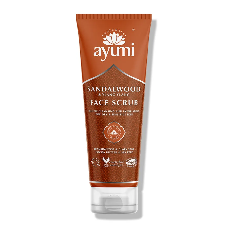 Ayumi Naturals Sandalwood And Ylang Ylang Face Scrub 125ml