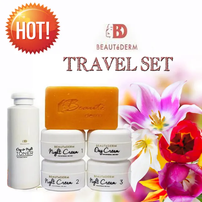 Beautederm Travel Set ( small ) - 50 ML toner , 5 grams cream