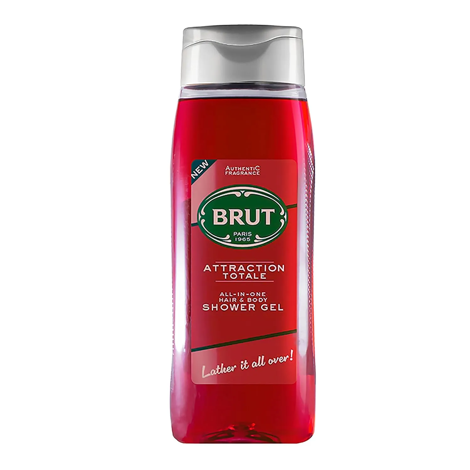 Brut Attraction Totale All In One Hair And Body Shower Gel 500ml