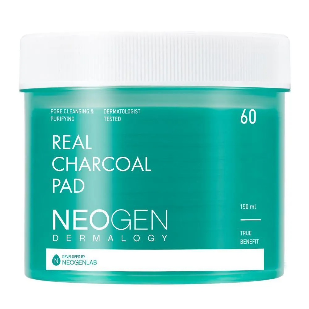 Charcoal Infused Skin Renewal Pads with Peat Water & Evening Primrose Extract