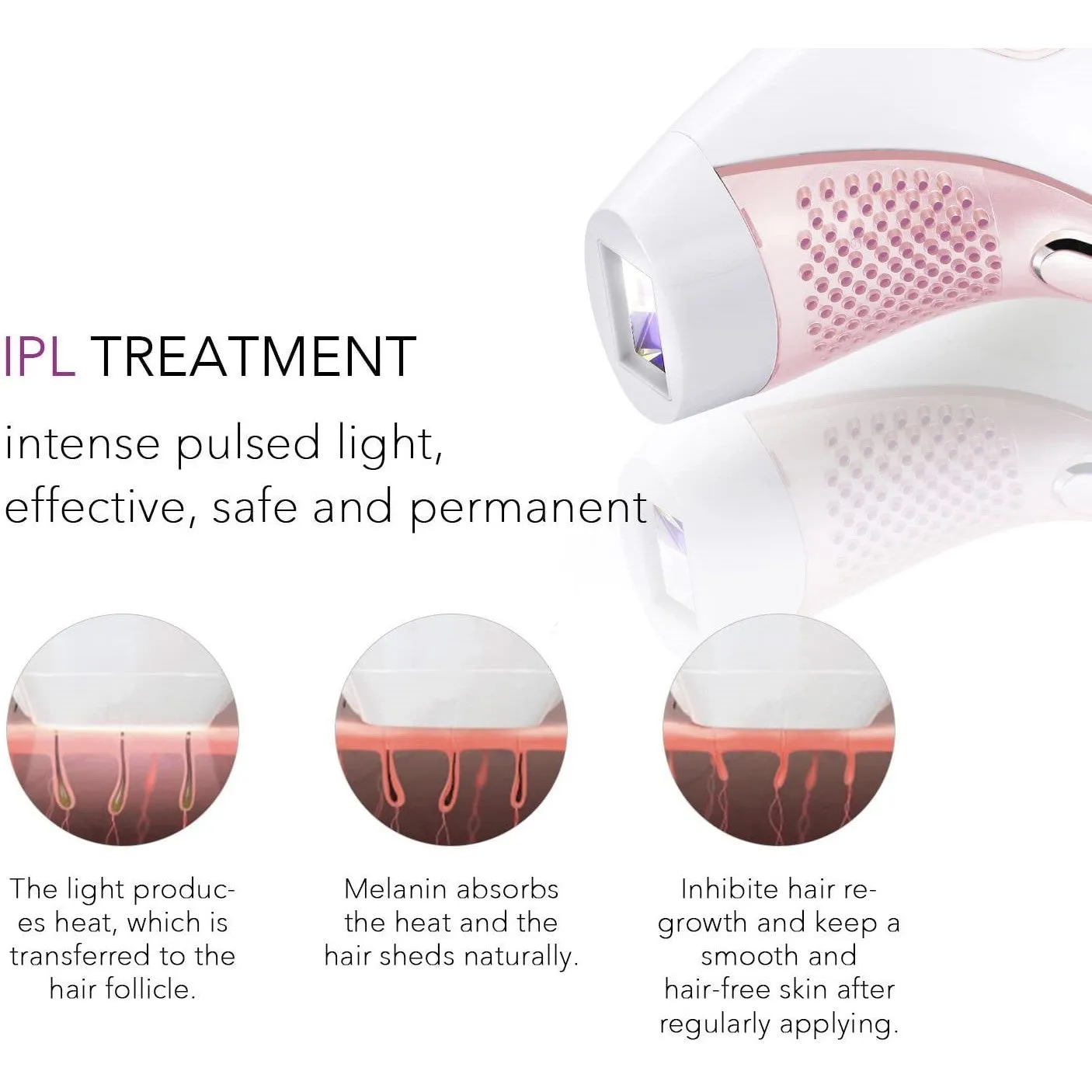 CosBeauty IPL Permanent Hair Removal Device (300K Flashes)