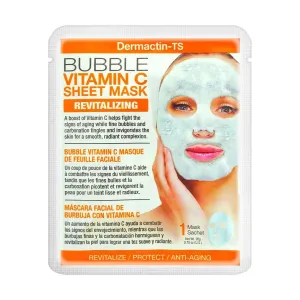 DERMACTIN TS Facial Sheet Mask Bubble Vitamin C 24g