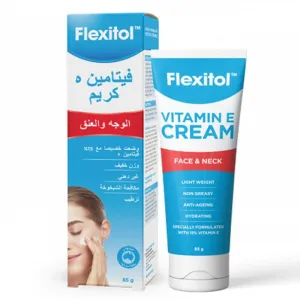 Flexitol Vitamin E Face & Neck Anti-Ageing Cream 85g