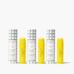 Fresh Air 3-Pack Of Lip Balms