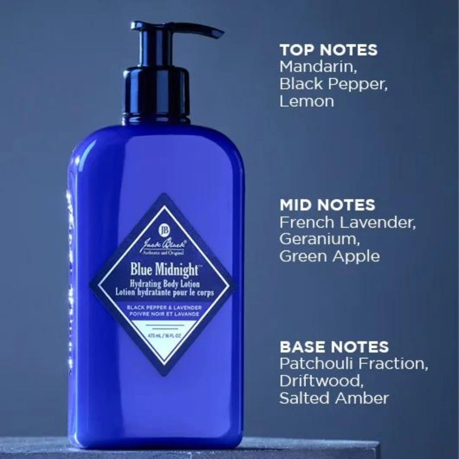 Jack Black Blue Midnight Hydrating Body Lotion (473ml)