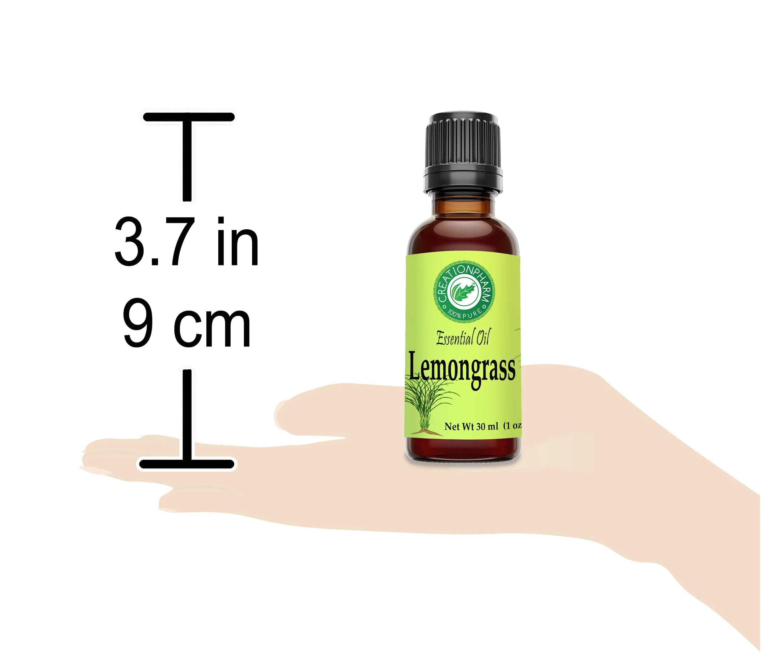 Lemongrass Essential Oil 30 ml -100% Pure -Aceite La hierba de limon- for Diffuser & Aromatherapy