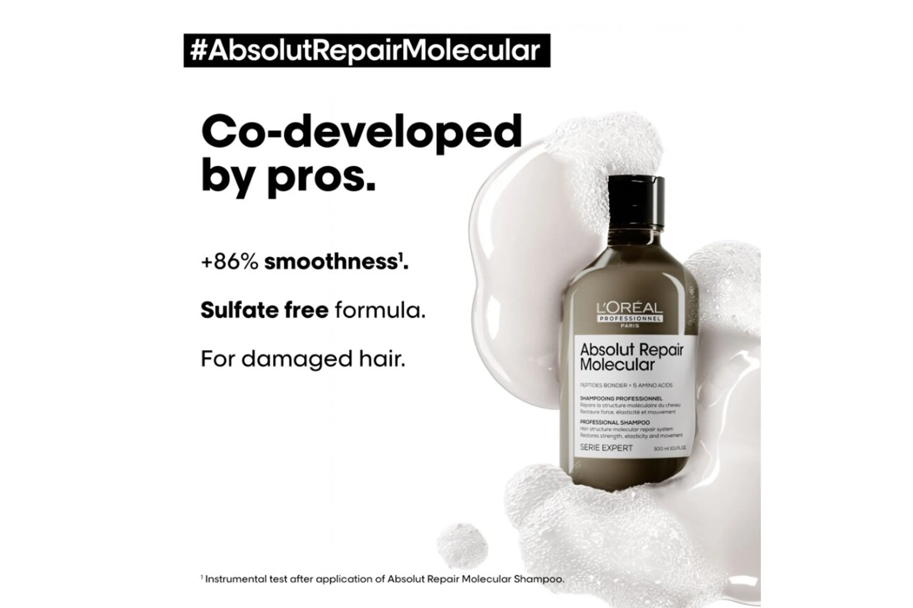 L'Oréal Professionnel Serie Expert Absolut Repair Molecular Shampoo, Mask & Serum Trio