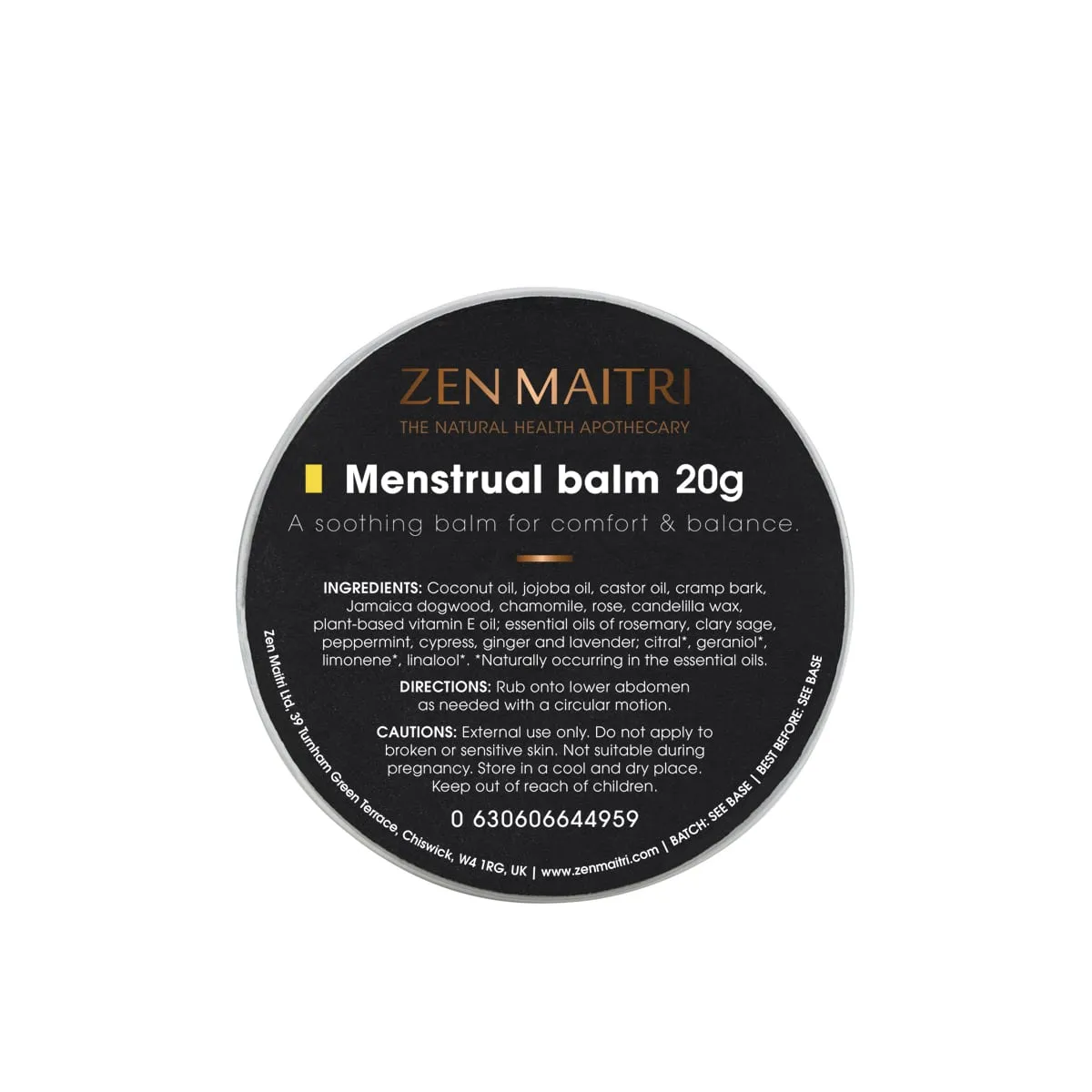 Menstrual Balm | PMS Support (20g)