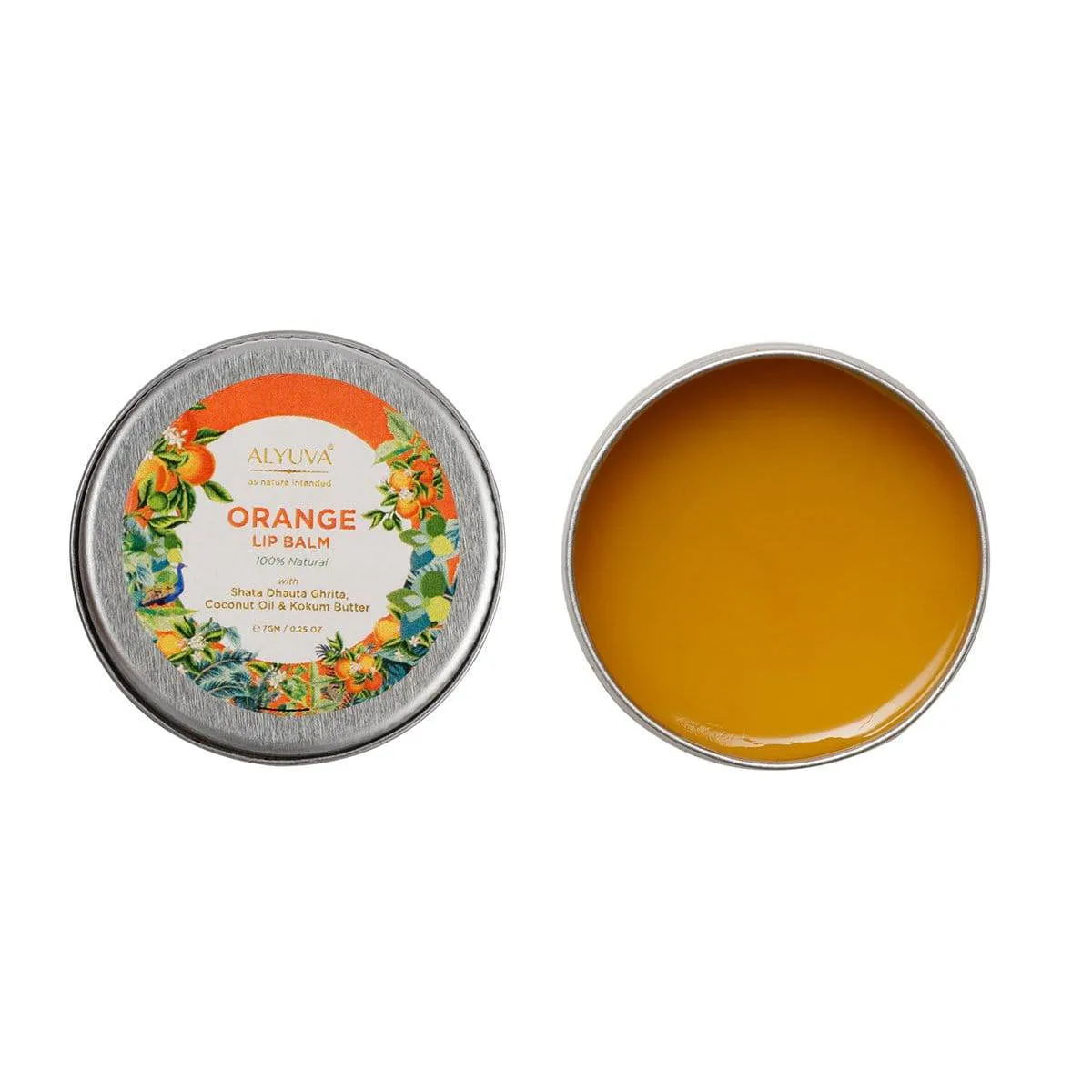 Orange Lip Balm- Pack of 2- 7gm Each