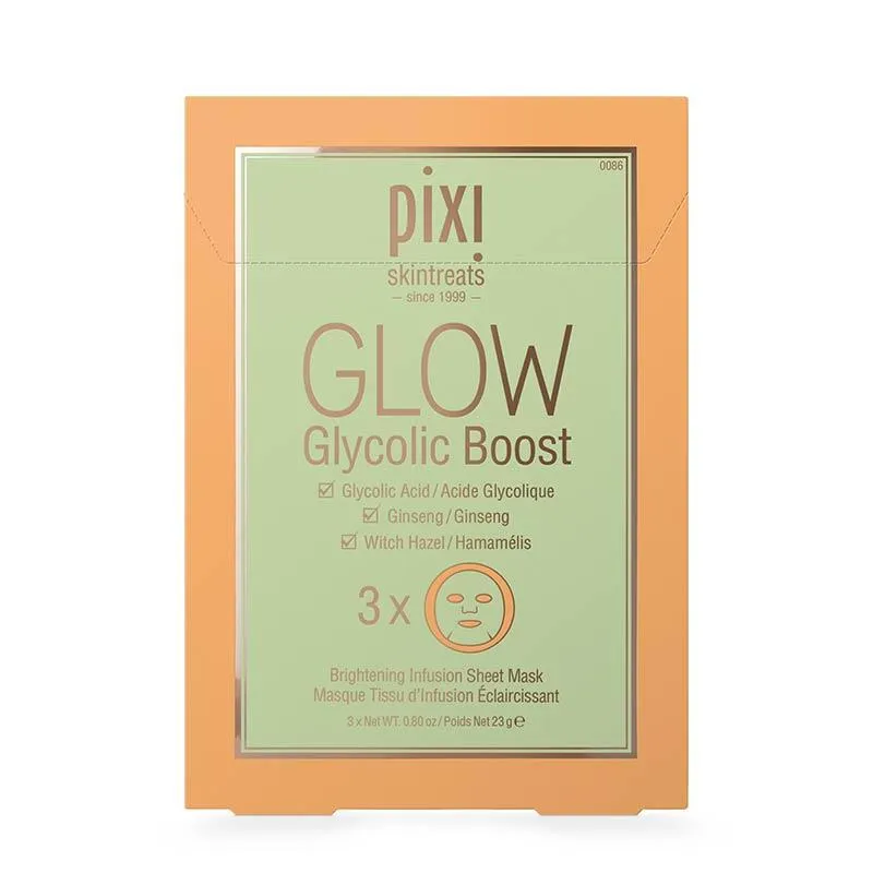 PIXI Glow Glycolic Boost Brightening Infusion Sheet Mask