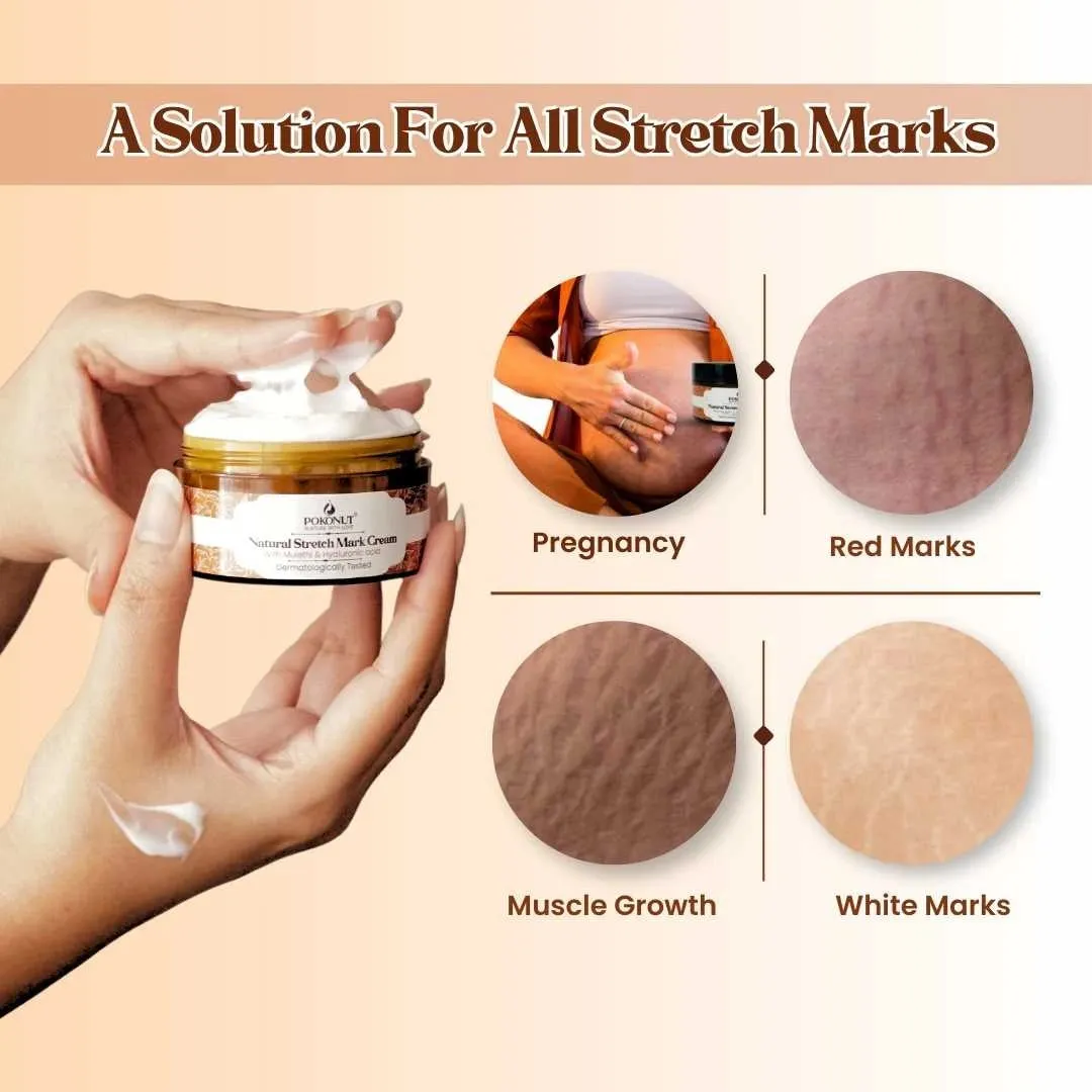 Pokonut Stretch Mark Cream