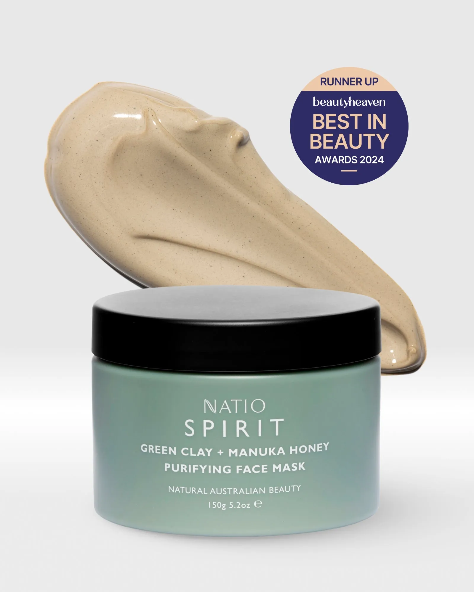 Spirit Green Clay   Manuka Honey Purifying Face Mask