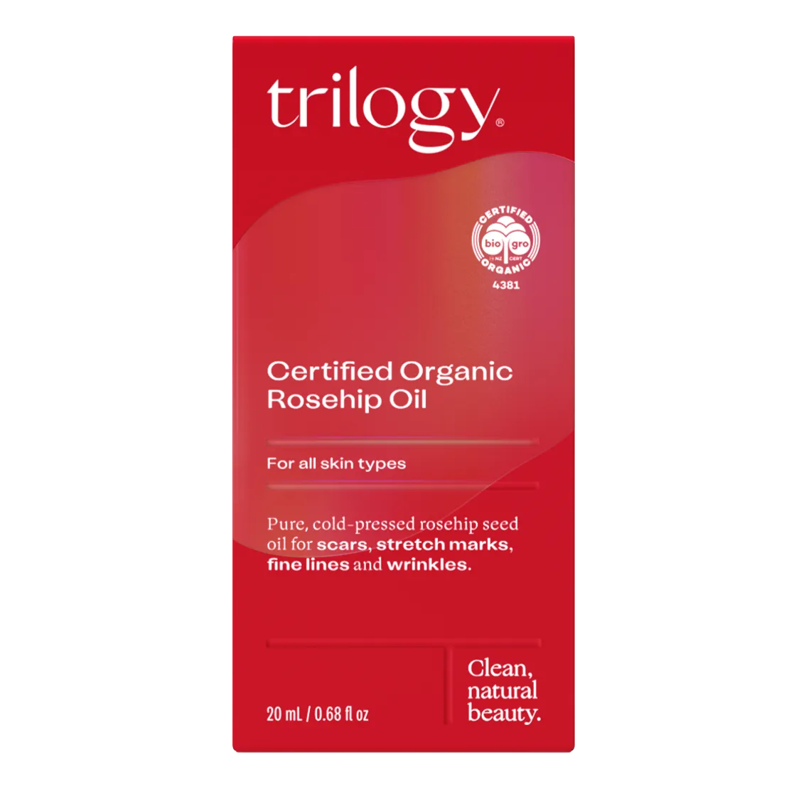 TRILOGY Certified Organic Rosehip Oil (20ml)